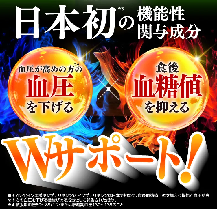 公式】日本山人参 | 血圧が高めの方の血圧を下げ、食後血糖値の上昇を
