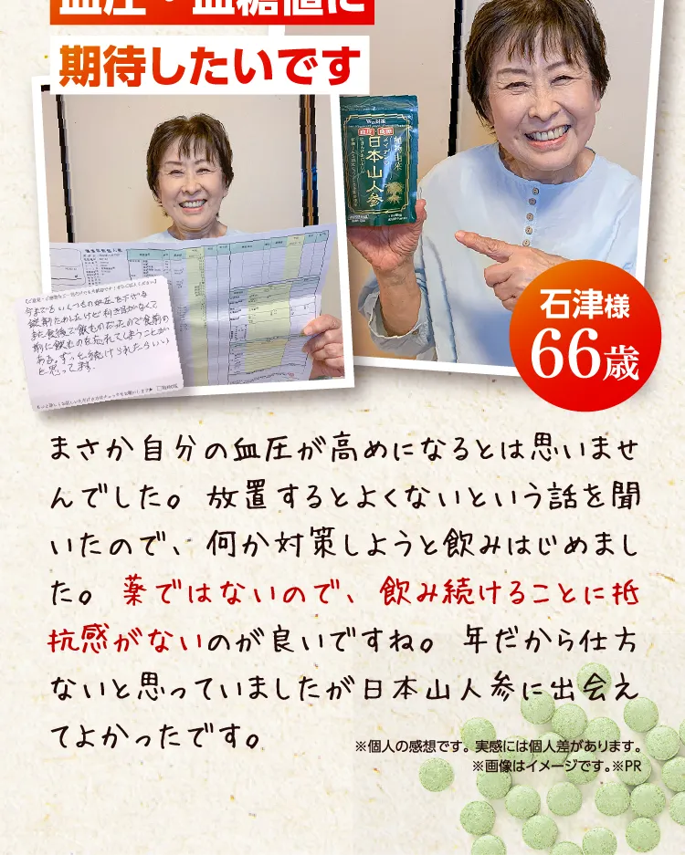 公式】日本山人参 | 血圧が高めの方の血圧を下げ、食後血糖値の上昇を